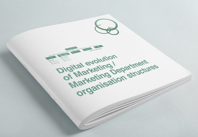 Digital evolution of Marketing /Marketing Department organisation structures